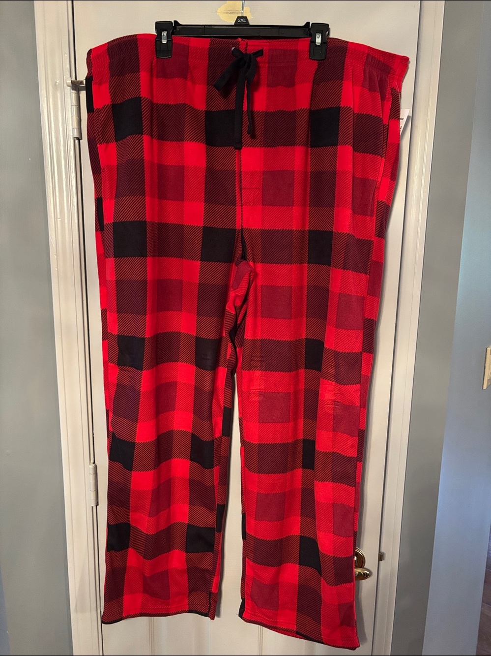 Sonoma Bright Red & Black Plaid Lounge Pajama Pants NWT